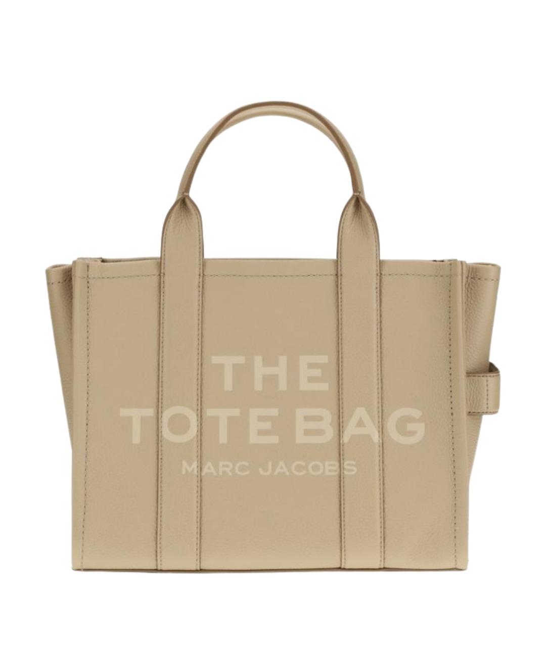 MARC JACOBS Бежевая кожаная сумка тоут, фото 1