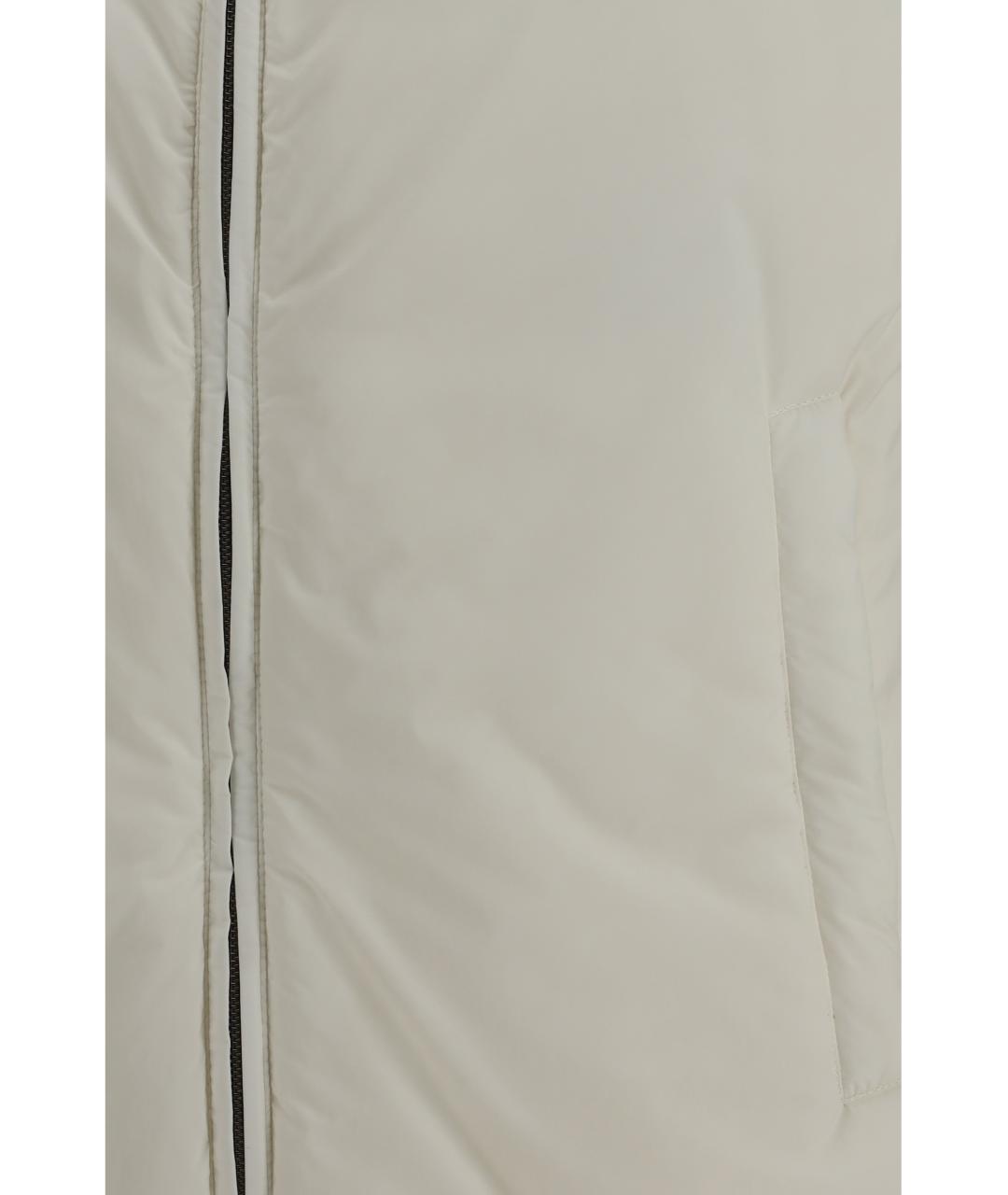 HERNO Белый полиамидовый жилет, фото 3