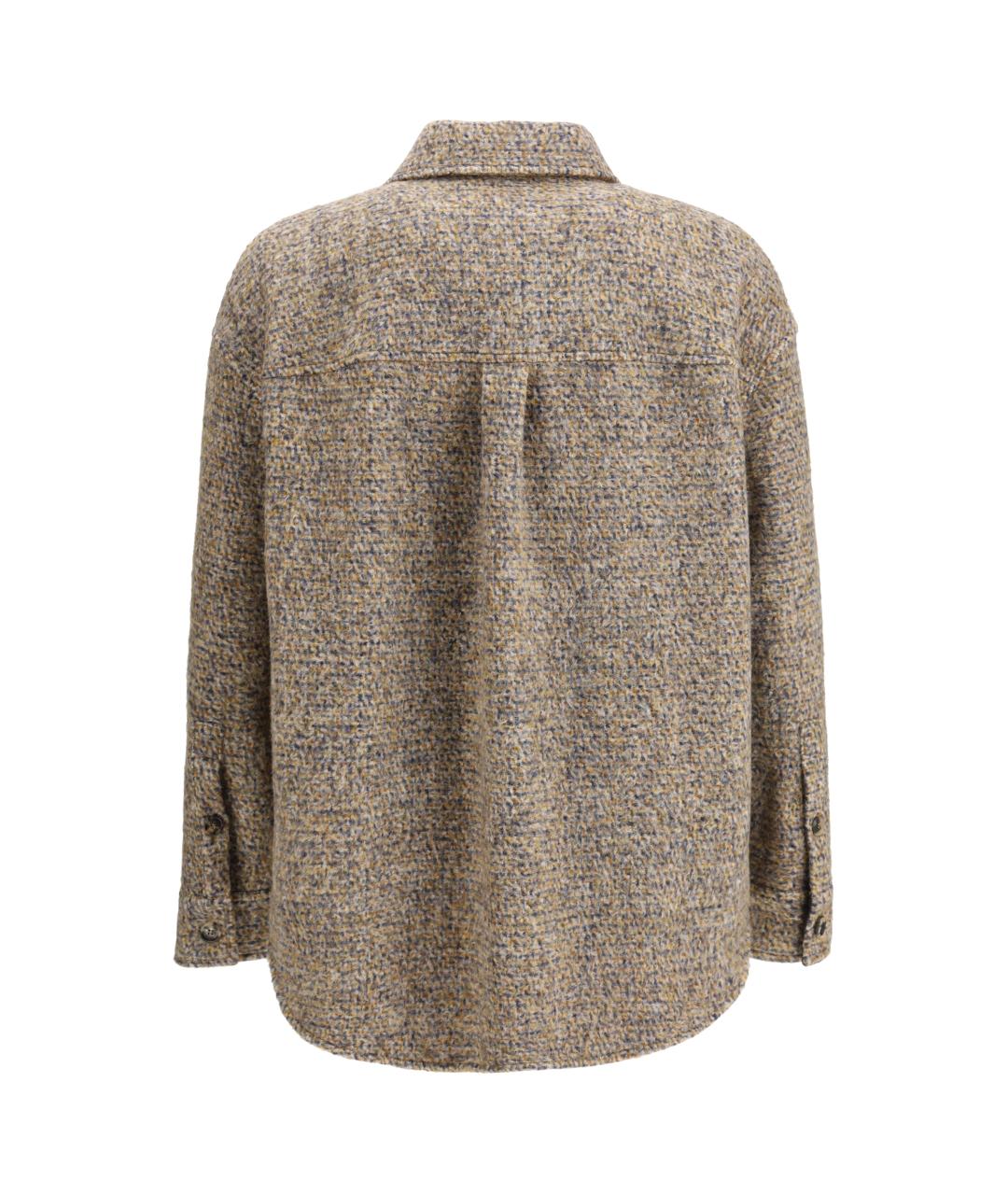 LOEWE Бежевая шерстяная куртка, фото 2