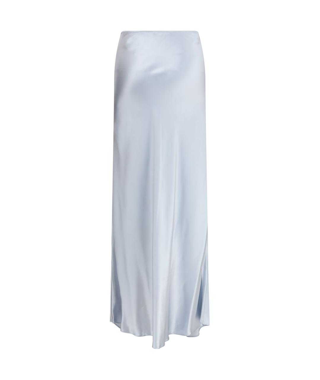 FABIANA FILIPPI Голубая вискозная юбка миди, фото 2