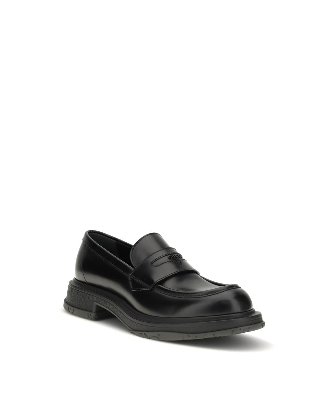 GUCCI Черные кожаные лоферы, фото 2