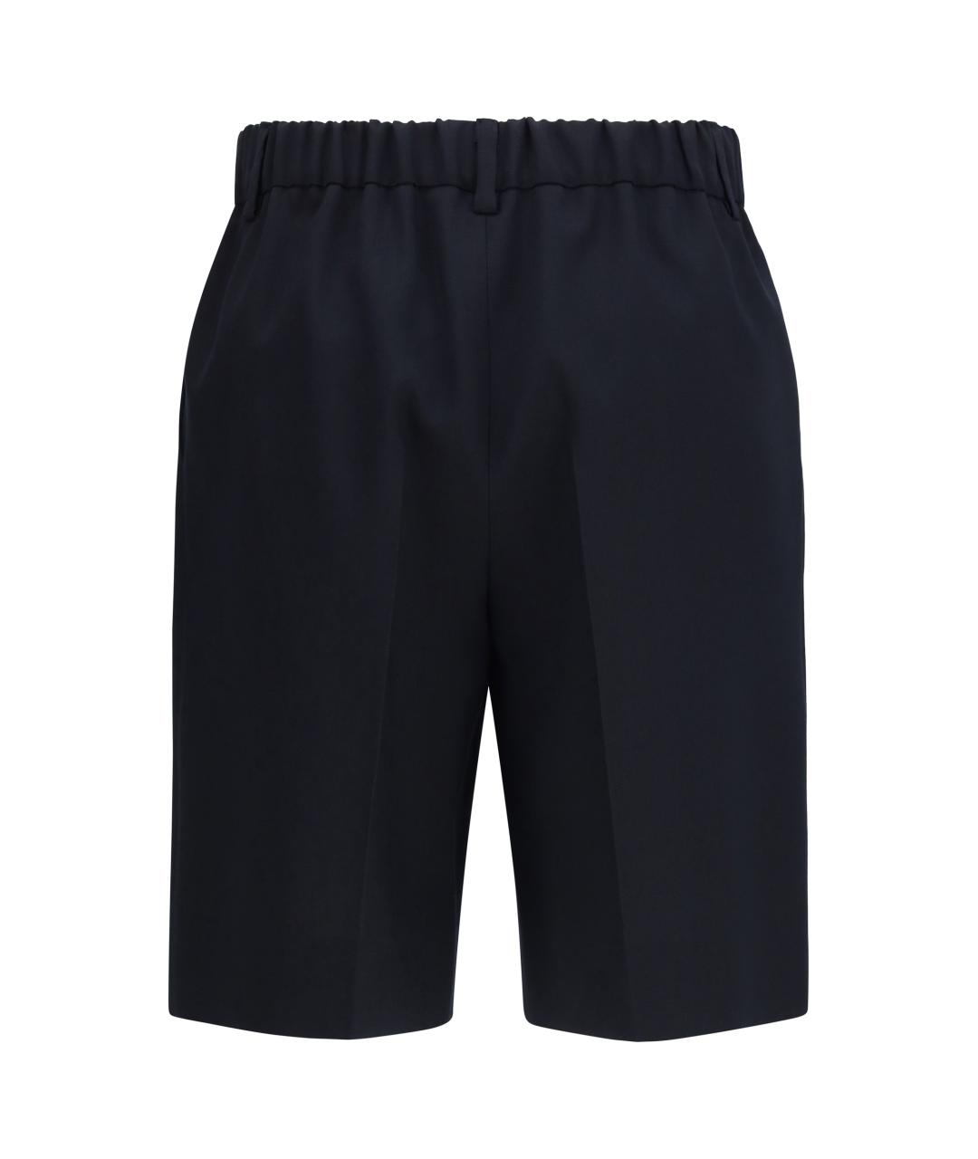 GUCCI Синие хлопковые шорты, фото 2