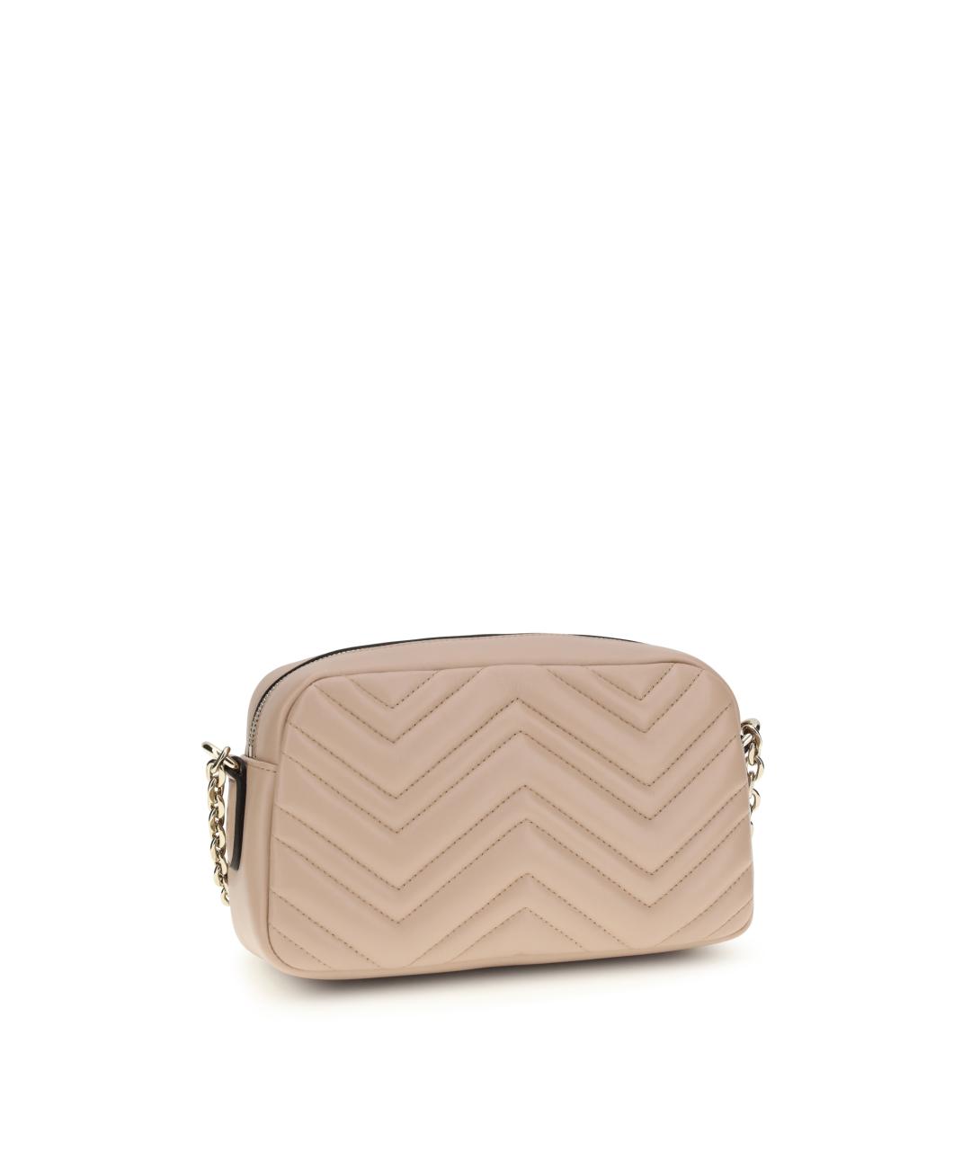 GUCCI Розовая кожаная сумка через плечо, фото 3