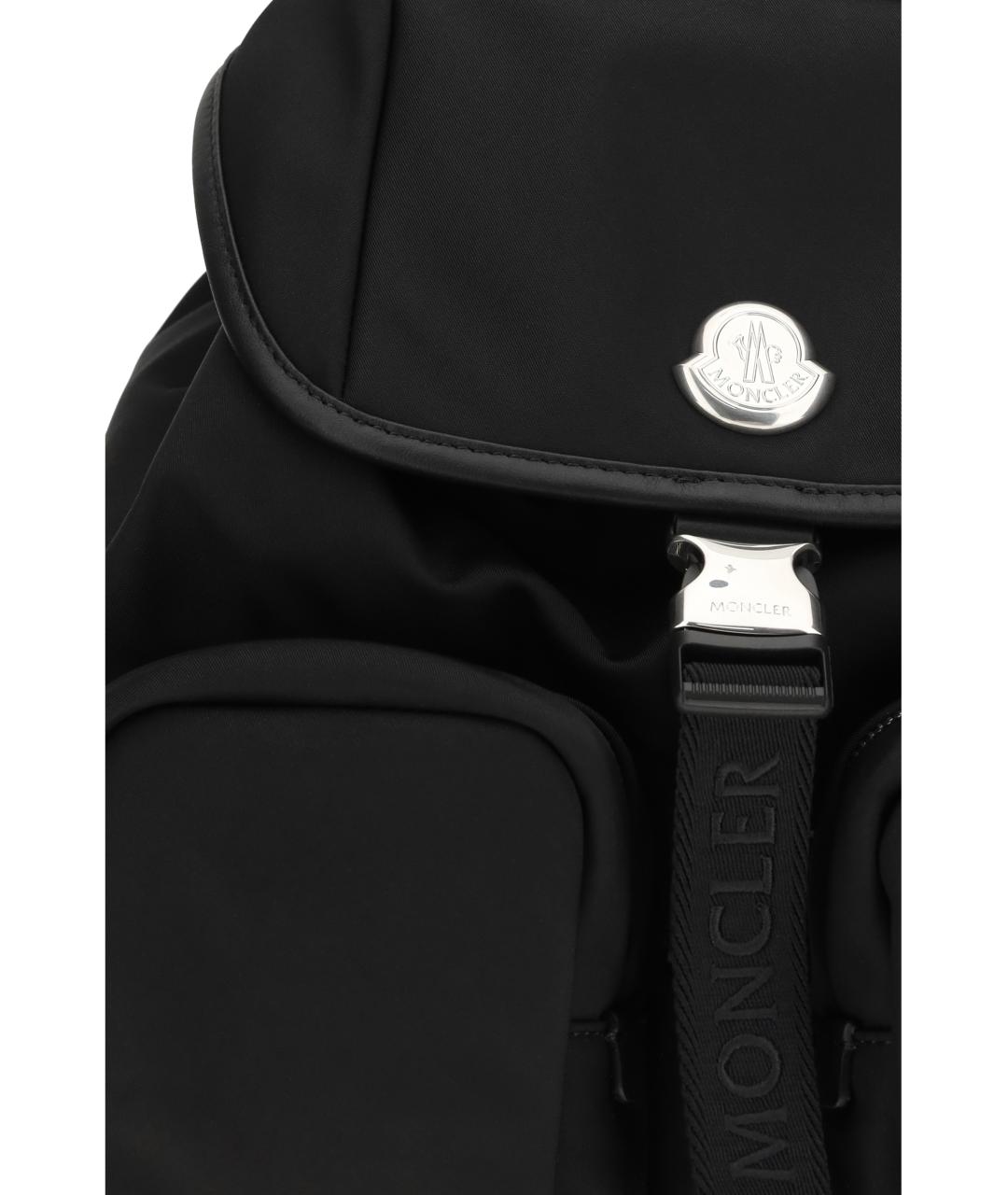 MONCLER Черный тканевый рюкзак, фото 3