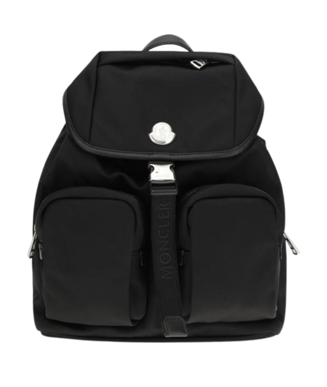 MONCLER Черный тканевый рюкзак, фото 1