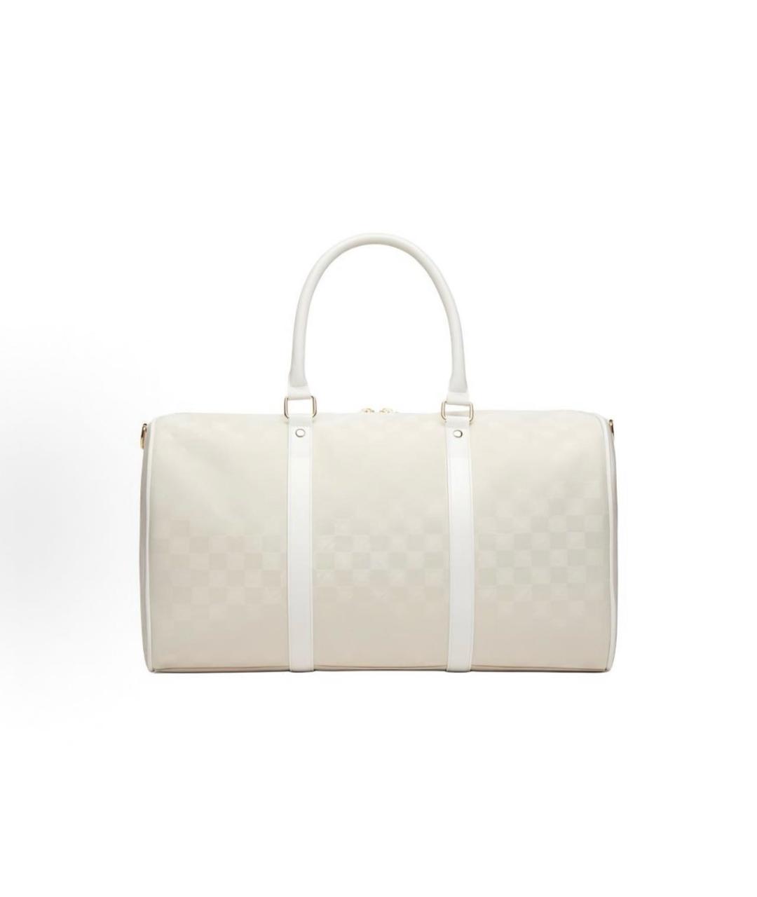 JORDAN Белая тканевая дорожная/спортивная сумка, фото 2