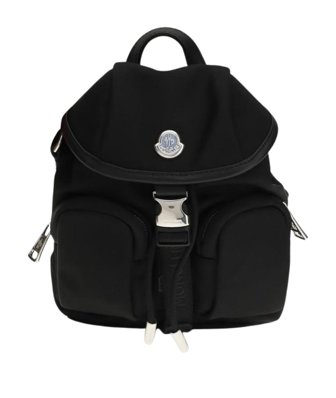 MONCLER Черный тканевый рюкзак, фото 1