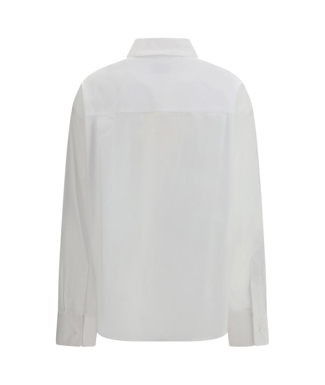 LOULOU STUDIO Белая хлопковая рубашка, фото 2