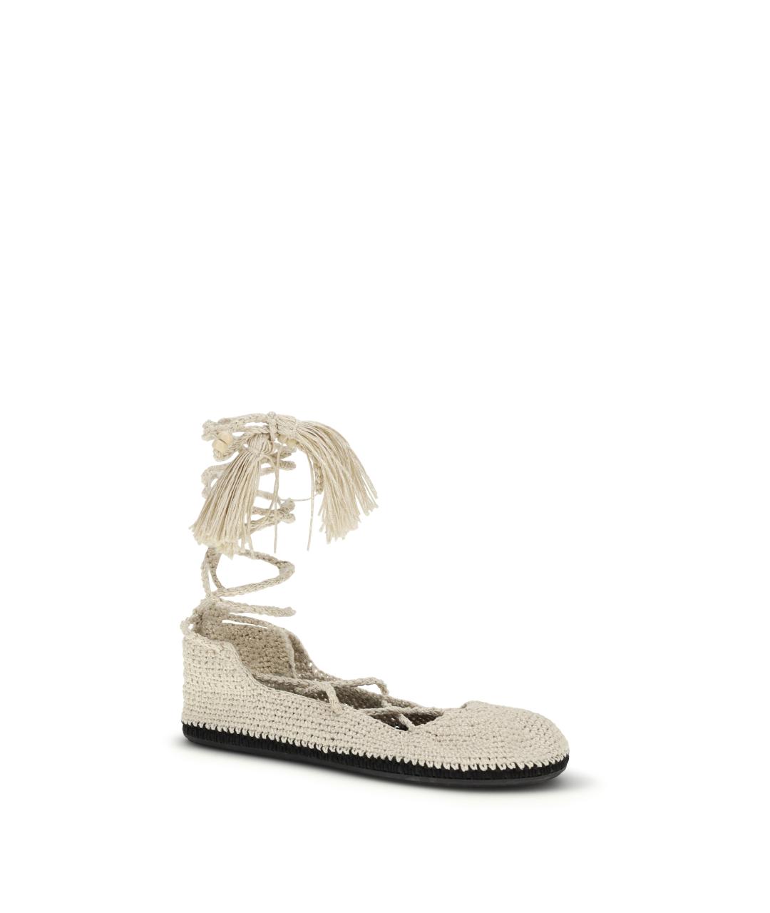 ALANUI Белые балетки, фото 2