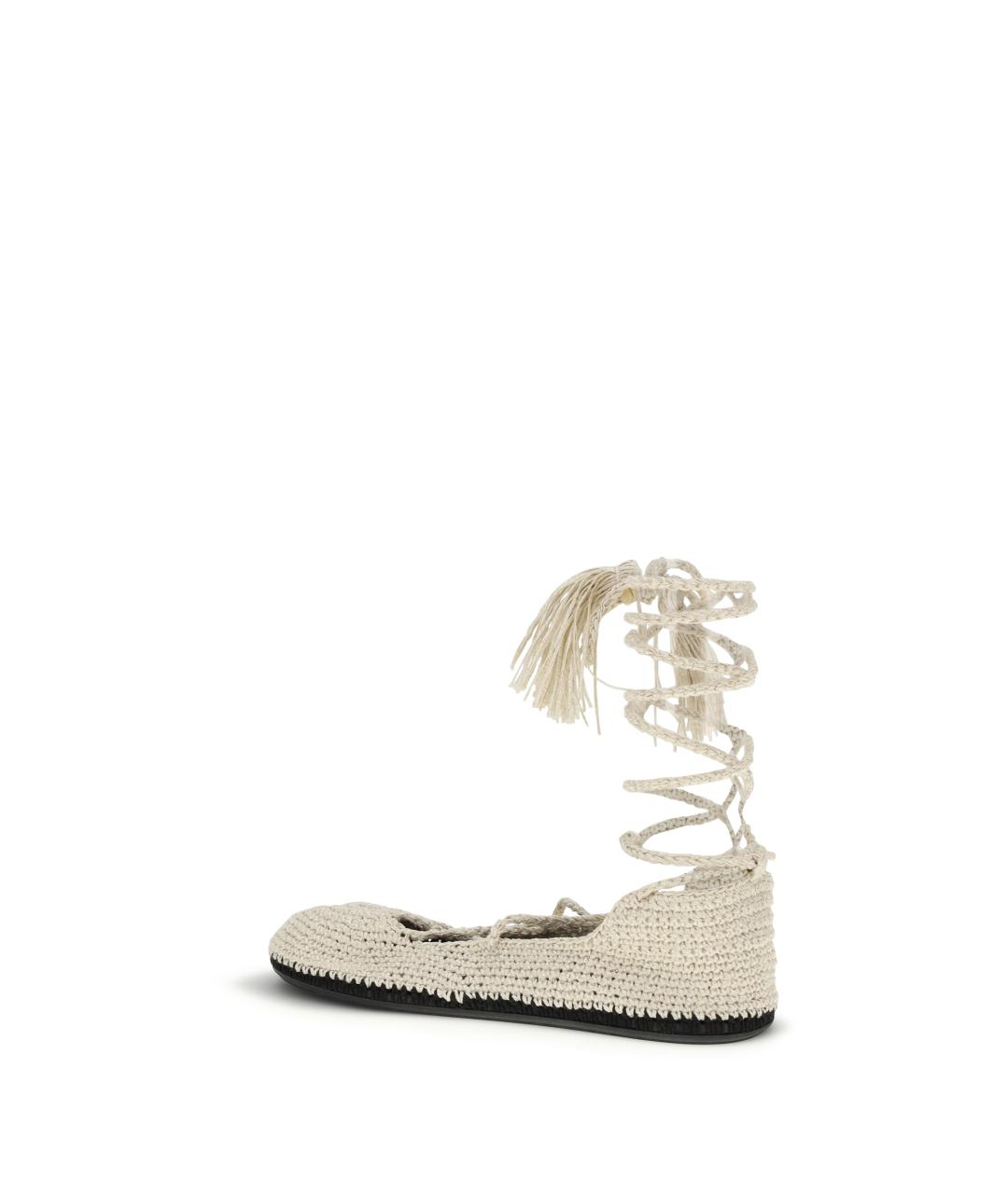 ALANUI Белые балетки, фото 3