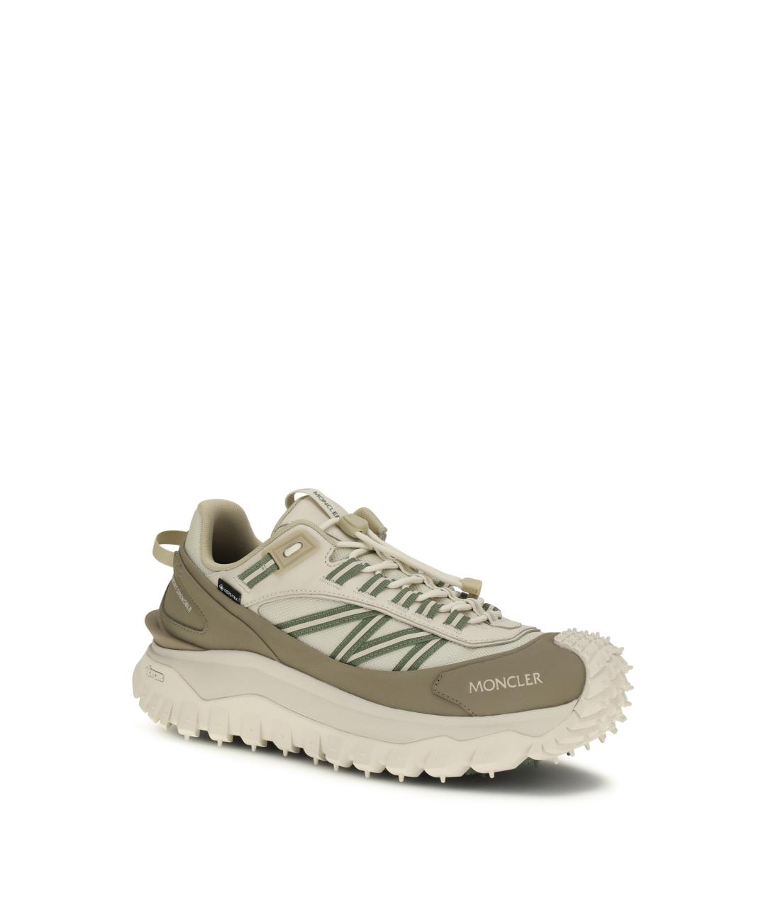 MONCLER Мульти текстильные низкие кроссовки / кеды, фото 2