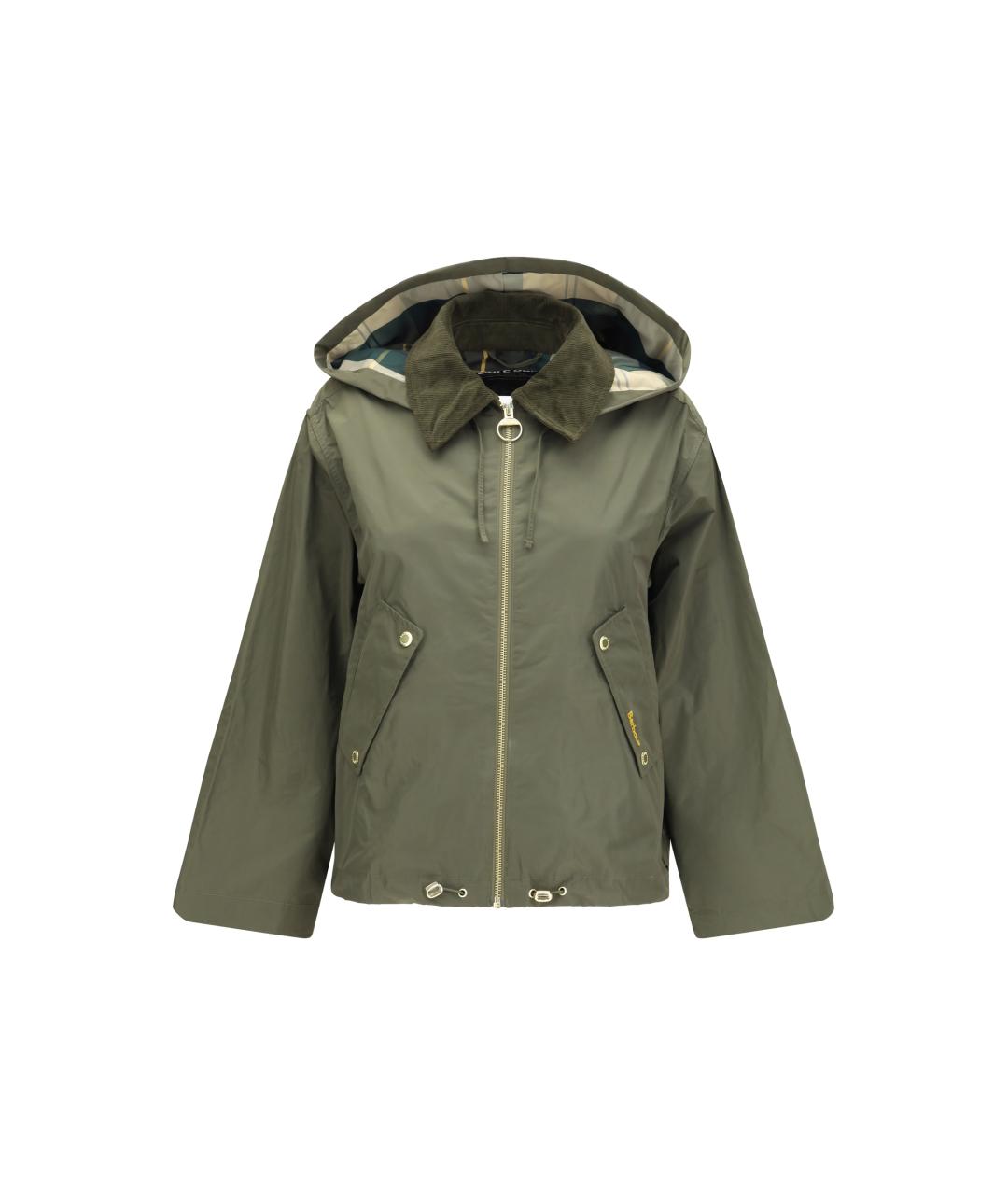 BARBOUR Хаки хлопковая куртка, фото 1