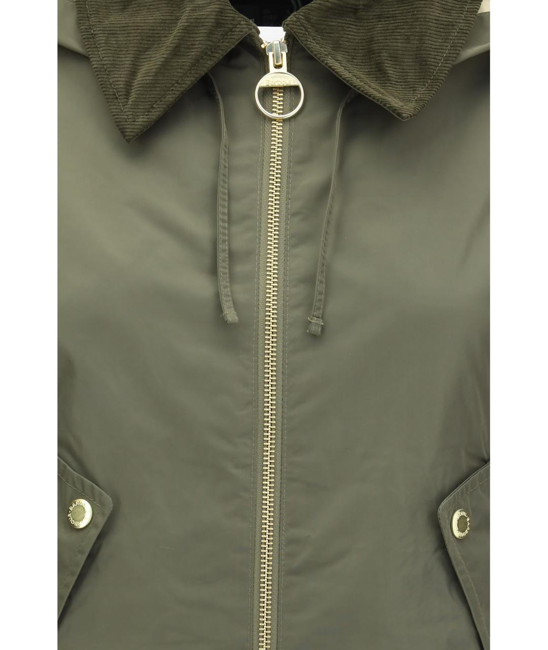 BARBOUR Хаки хлопковая куртка, фото 3