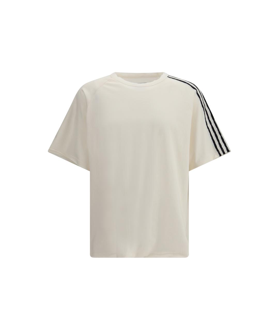 Y-3 Белая хлопковая футболка, фото 4