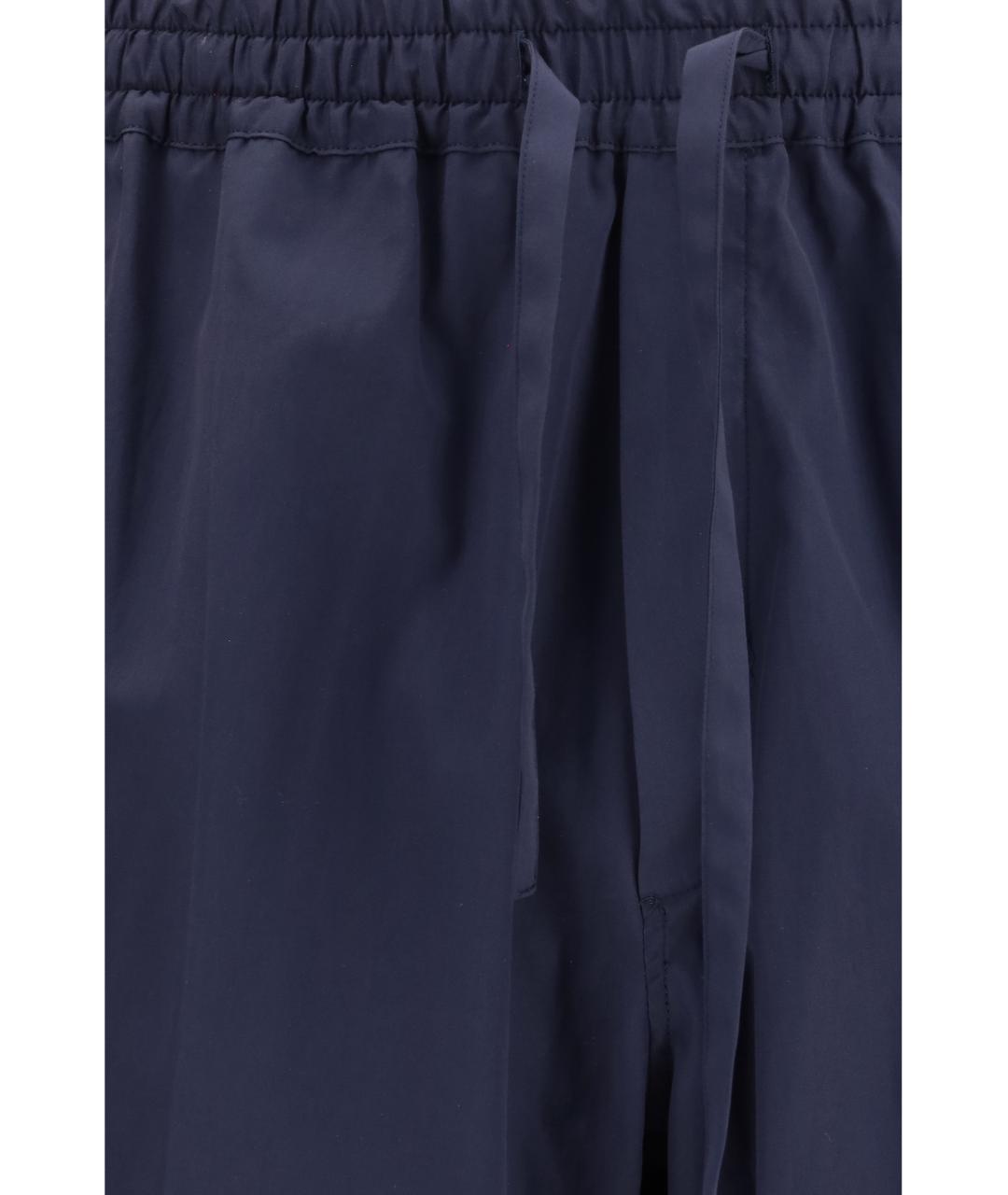 UMIT BENAN Темно-синие хлопковые повседневные брюки, фото 3
