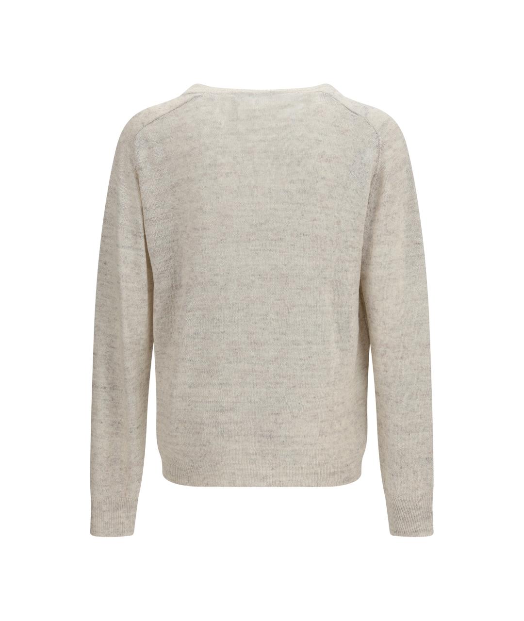 OUR LEGACY Бежевый льняной джемпер / свитер, фото 2