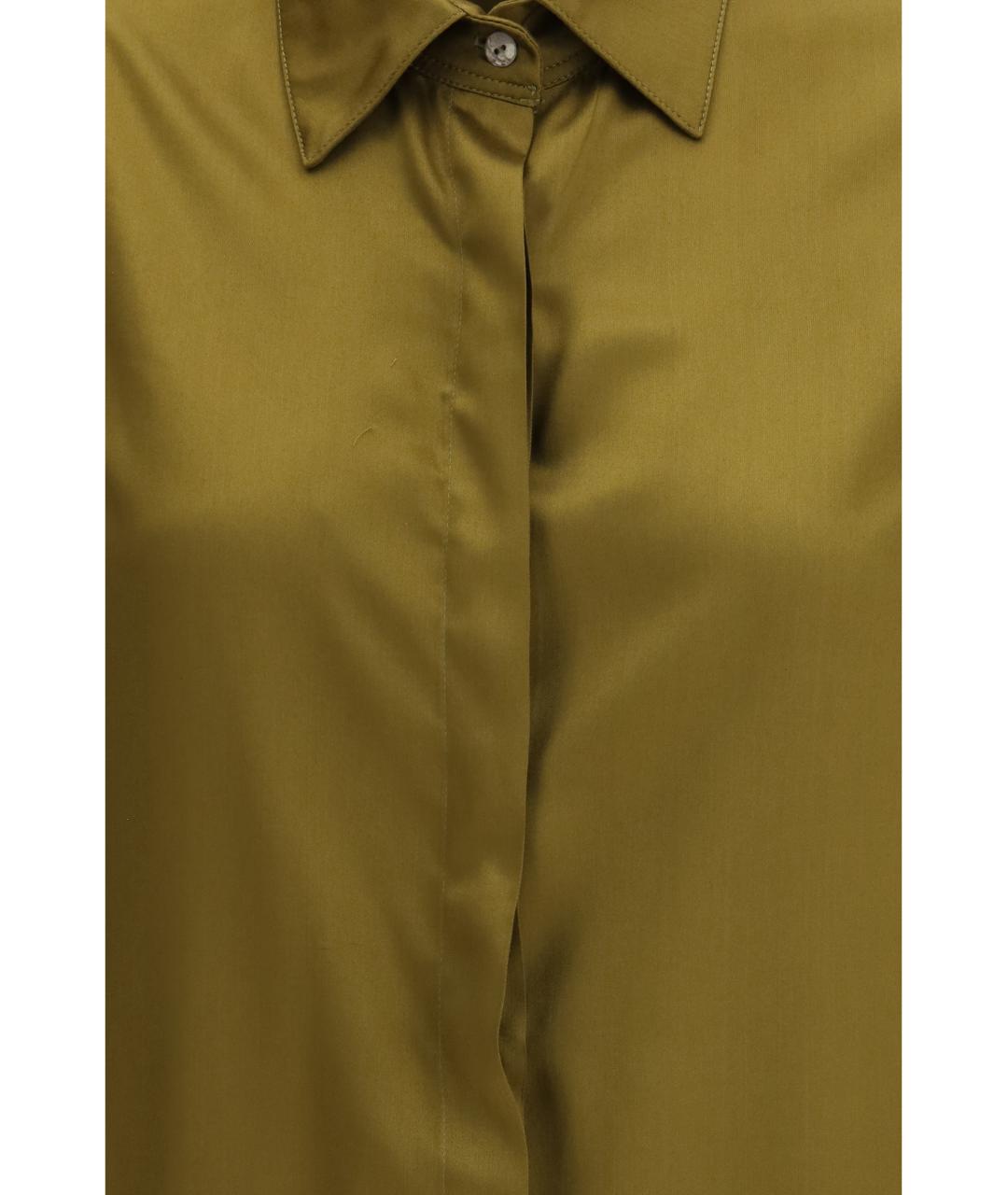 ELLA Коричневая вискозная рубашка, фото 3