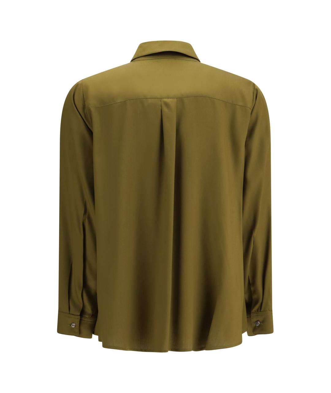 ELLA Коричневая вискозная рубашка, фото 2