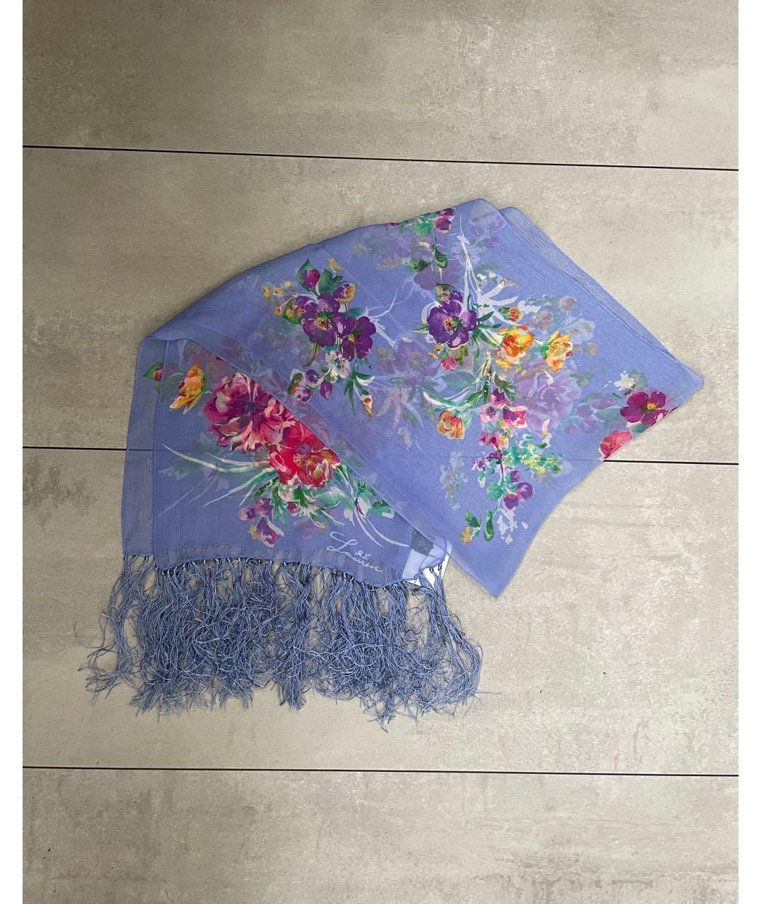 RALPH LAUREN Мульти шелковый шарф, фото 2