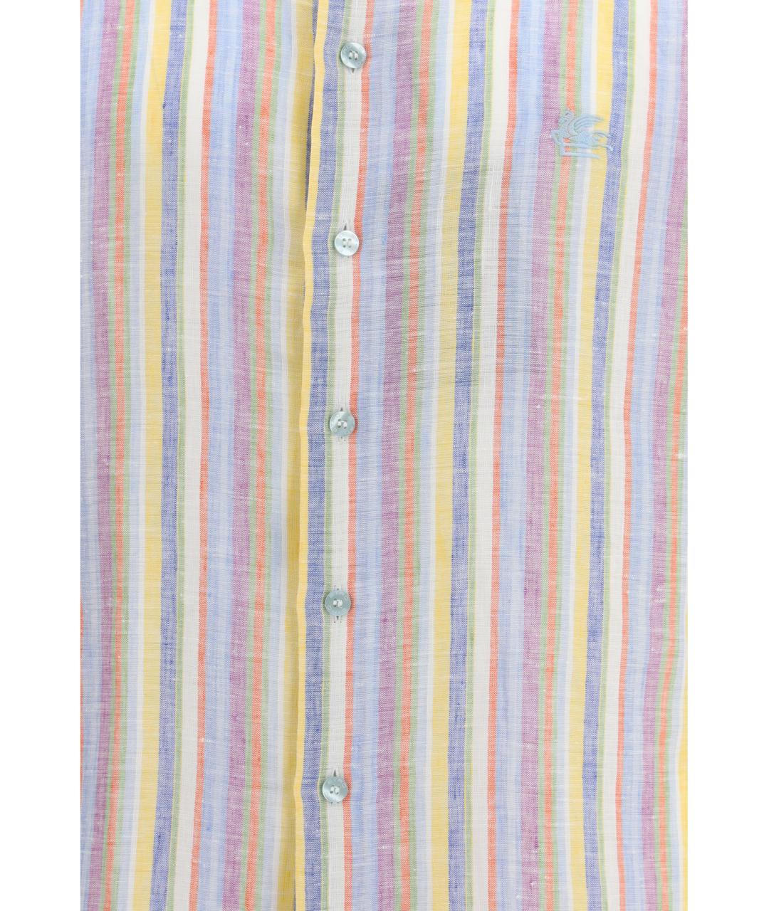 ETRO Мульти льняная кэжуал рубашка, фото 3