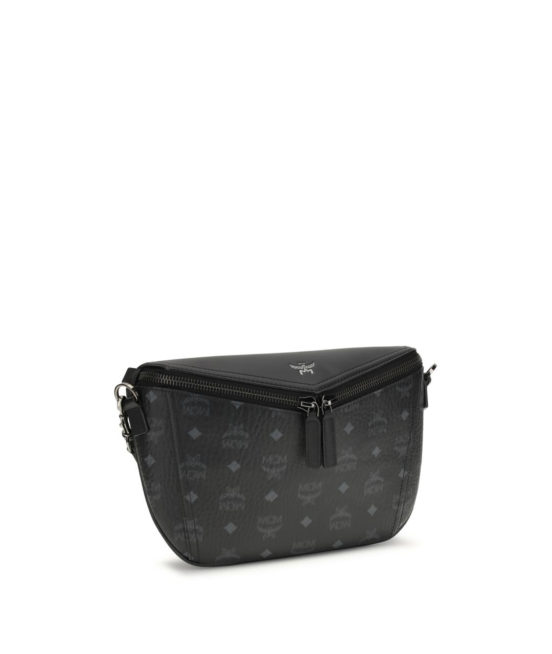 MCM Черная кожаная сумка на плечо, фото 2