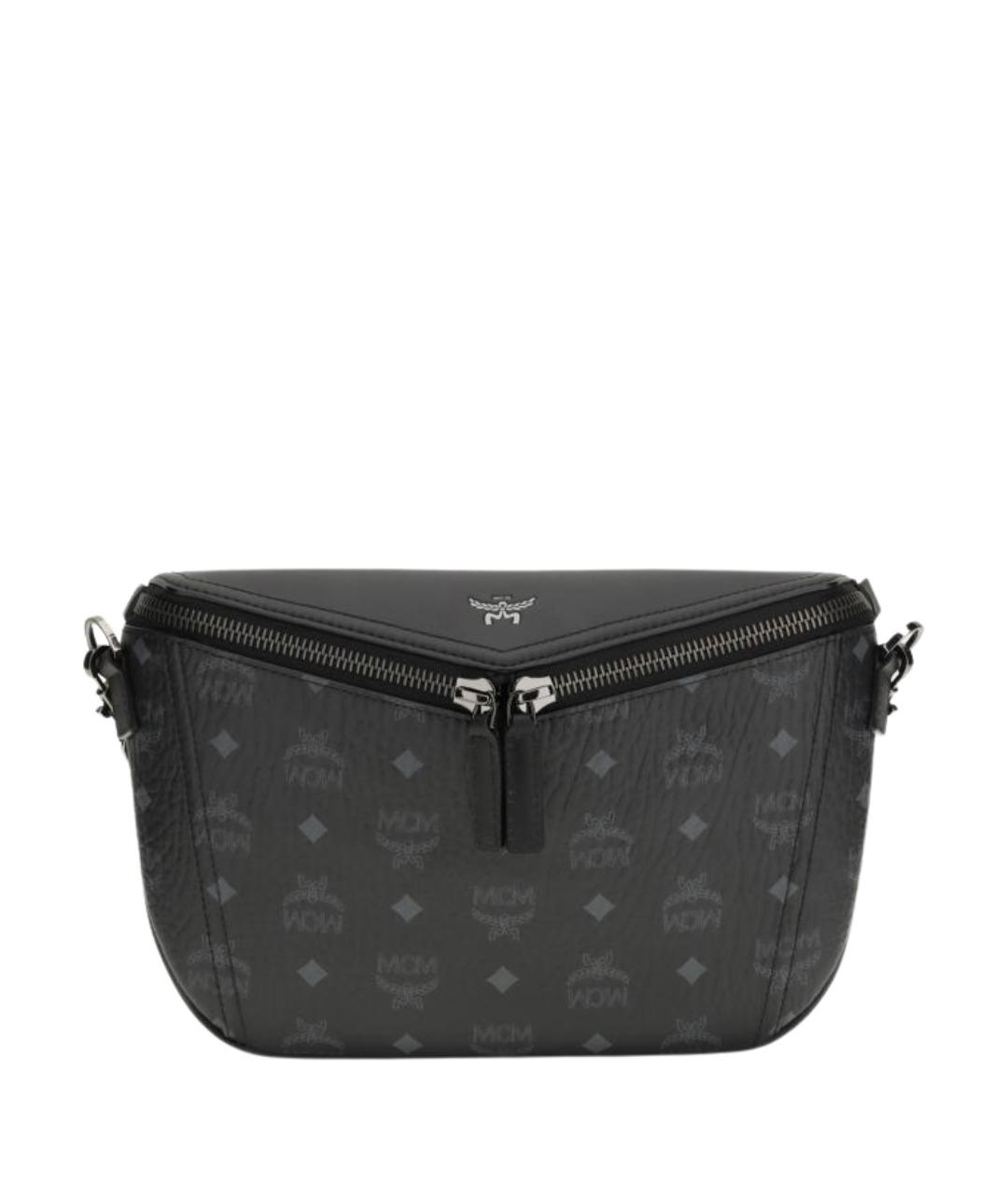 MCM Черная кожаная сумка на плечо, фото 1