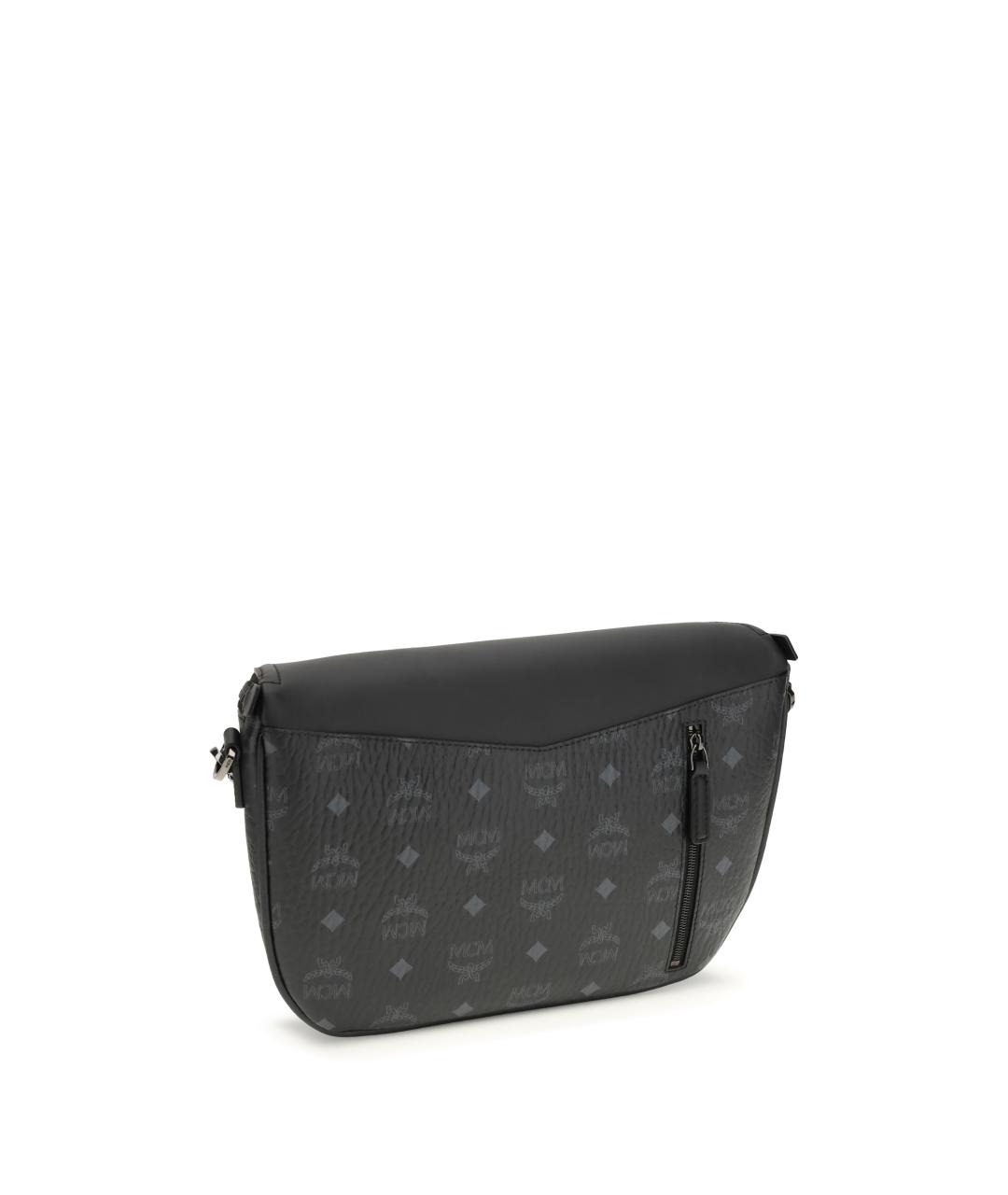 MCM Черная кожаная сумка на плечо, фото 3