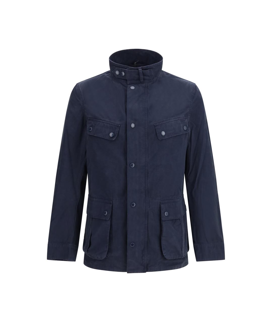 BARBOUR Темно-синяя хлопковая куртка, фото 1