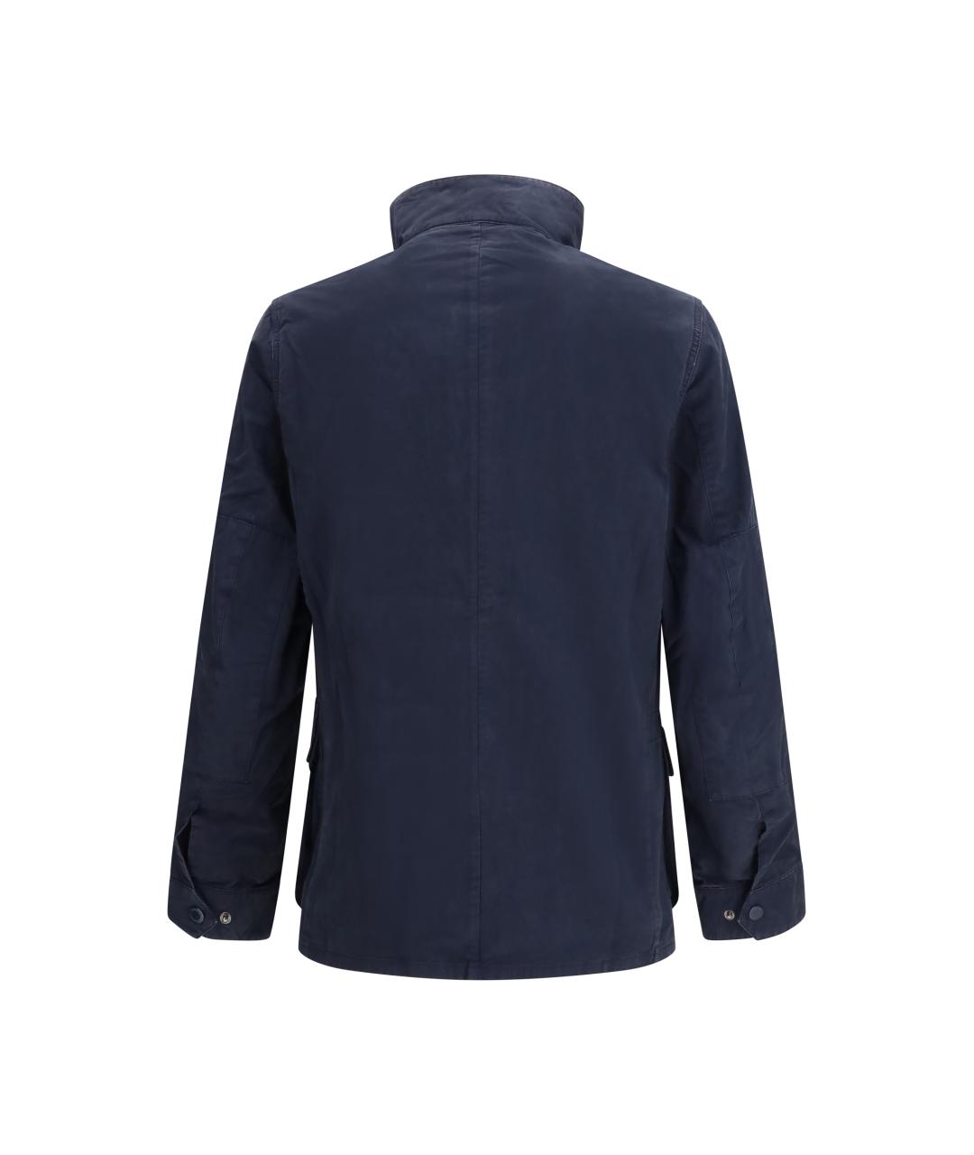 BARBOUR Темно-синяя хлопковая куртка, фото 2