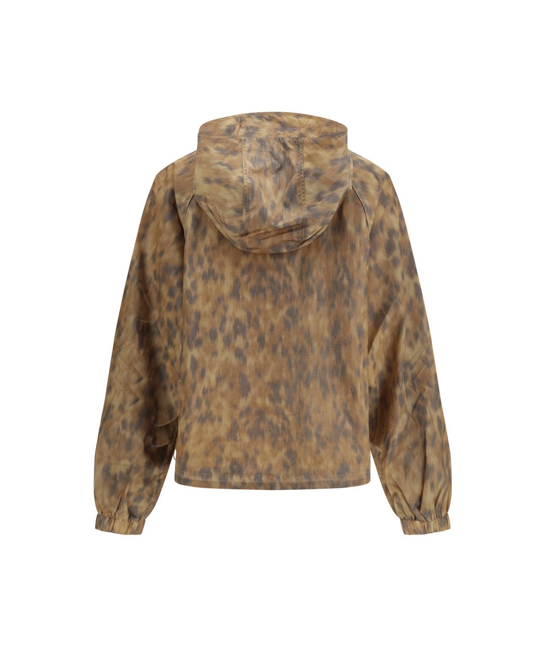 GANNI Бежевая полиамидовая куртка, фото 2