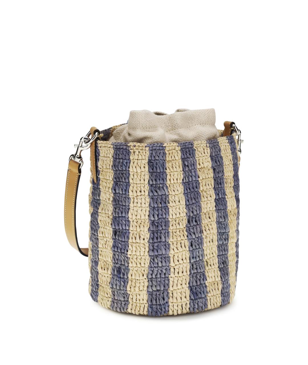 VALENTINO Голубая пелетеная сумка через плечо, фото 3