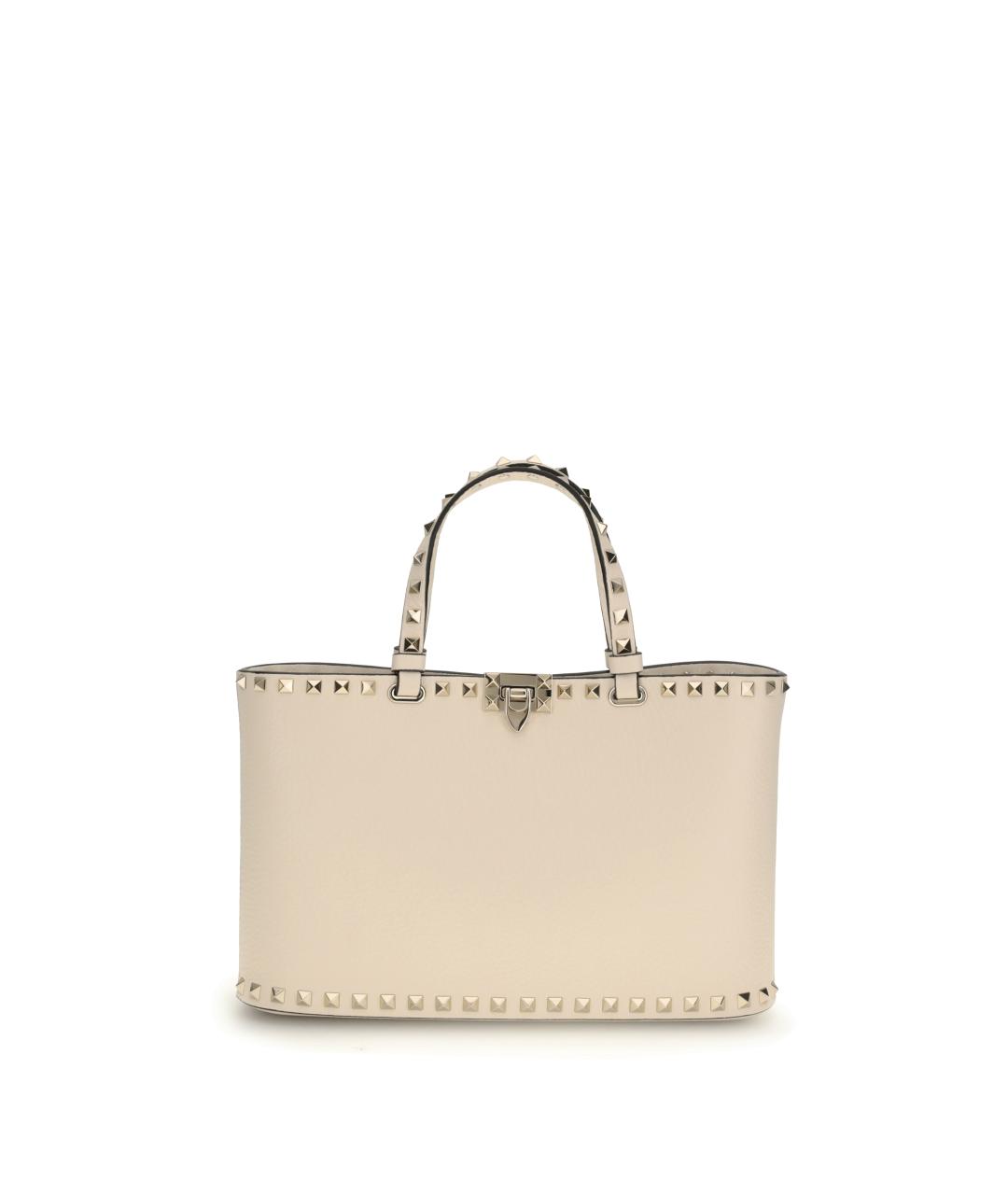 VALENTINO Коралловая кожаная сумка тоут, фото 1