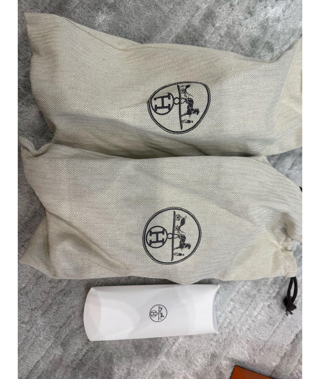 HERMES Белые кроссовки, фото 5