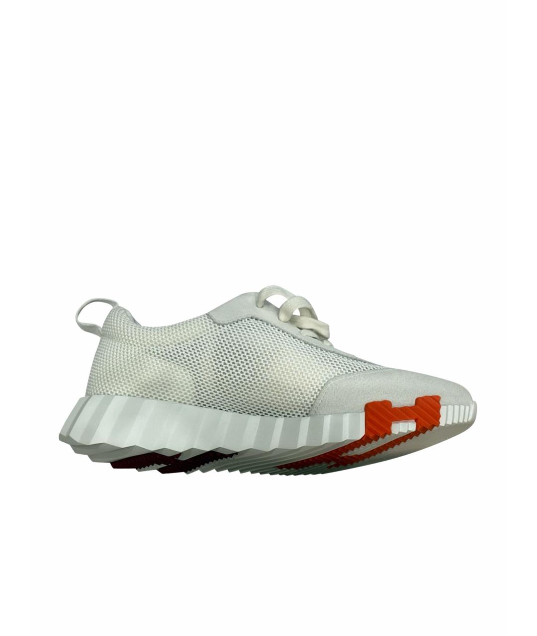 HERMES Белые кроссовки, фото 1