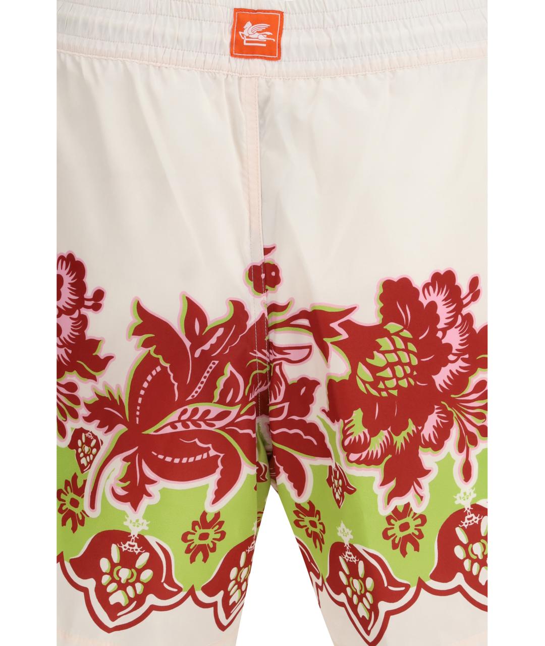 ETRO Мульти полиэстеровые шорты, фото 3