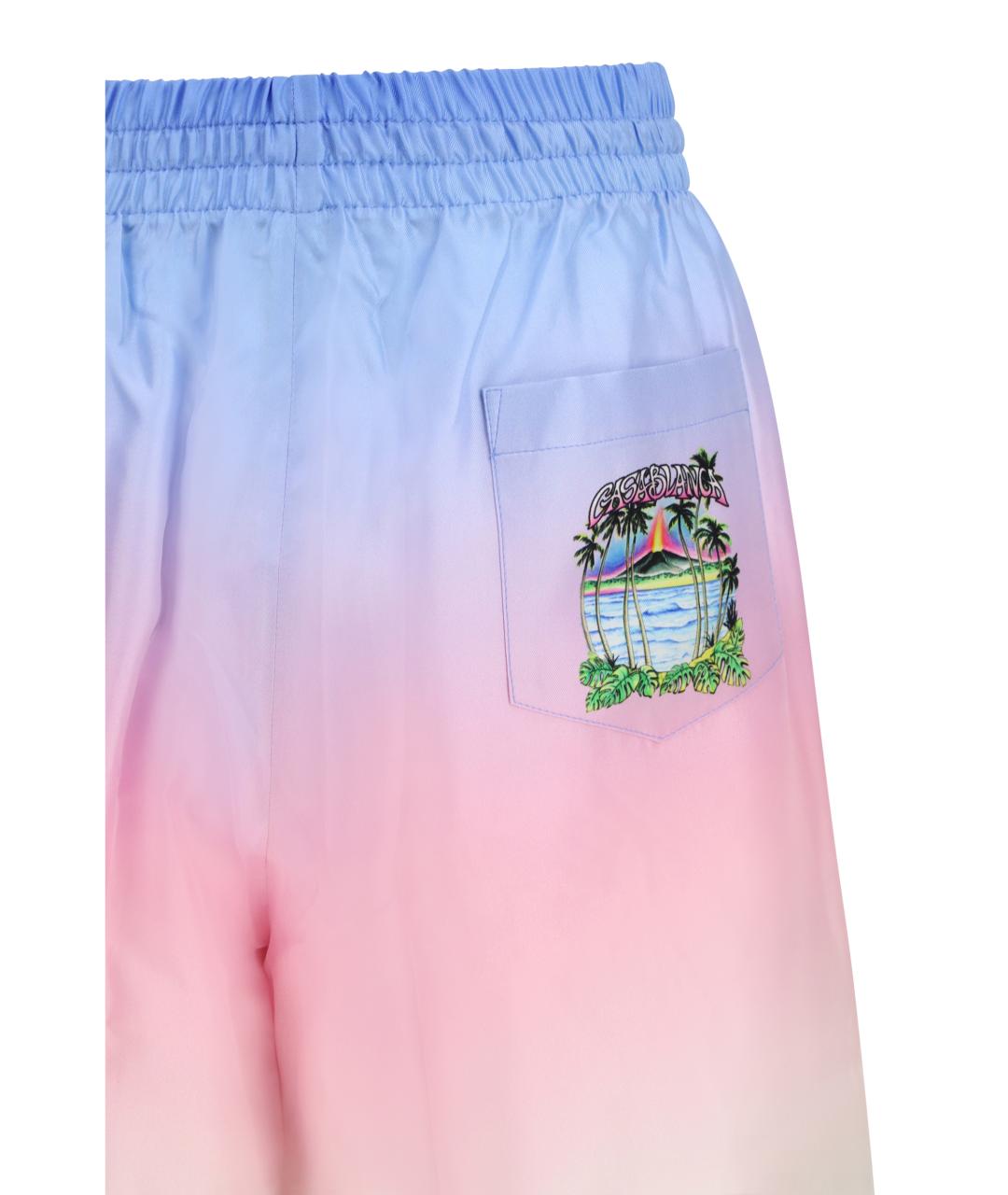 CASABLANCA Мульти шелковые шорты, фото 3