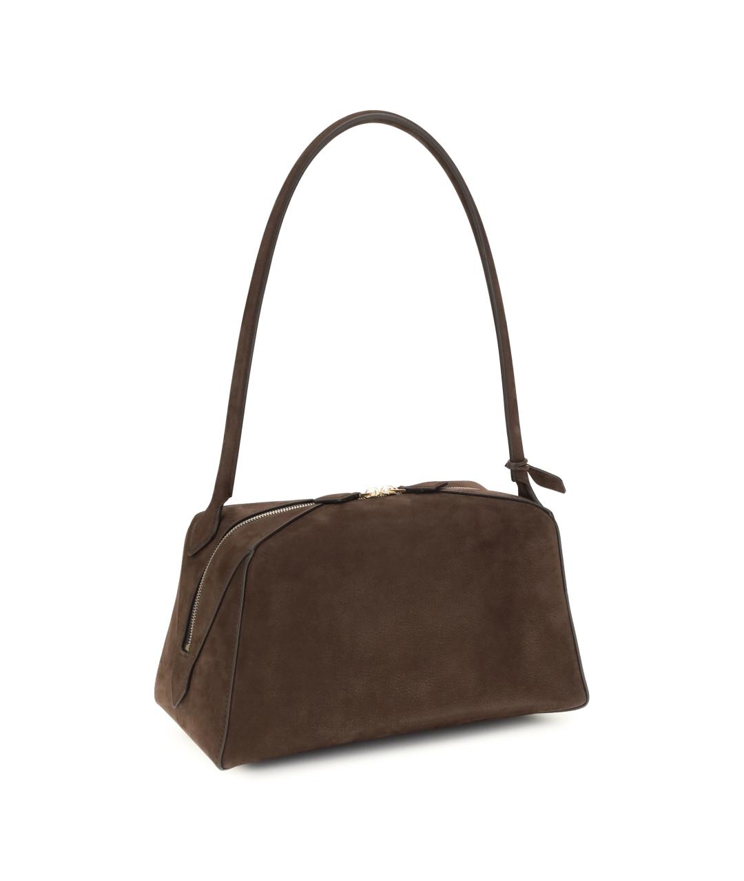 ALAIA Коричневая кожаная сумка через плечо, фото 3