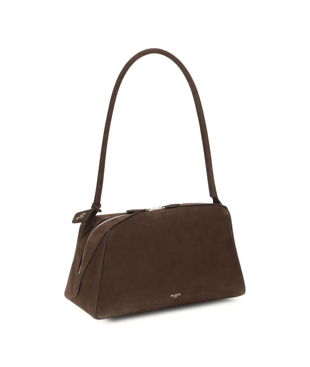 ALAIA Коричневая кожаная сумка через плечо, фото 2