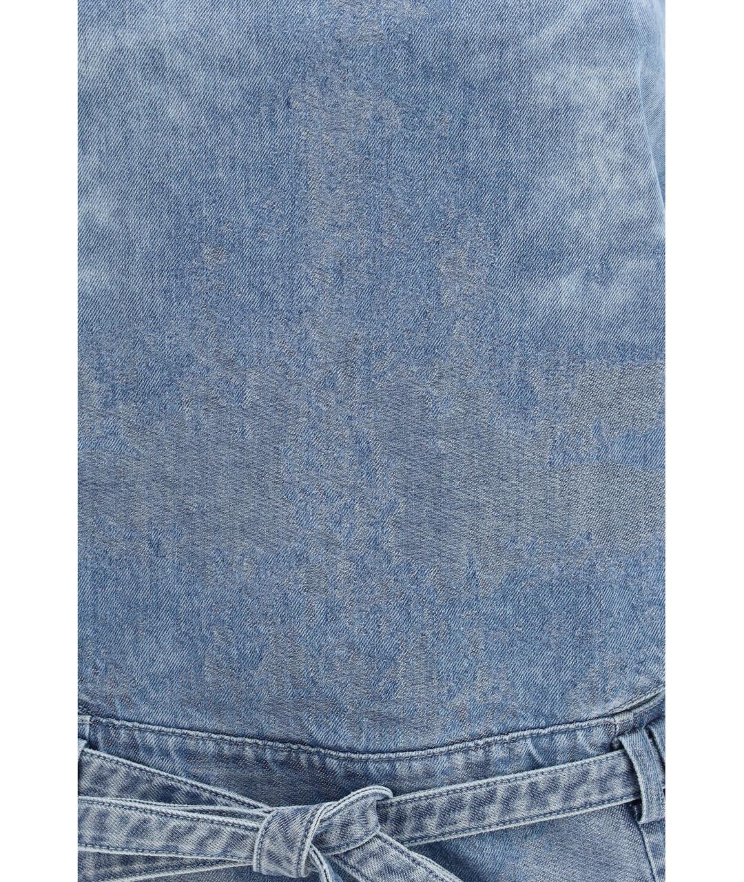 DIESEL Голубая хлопковая майка, фото 3