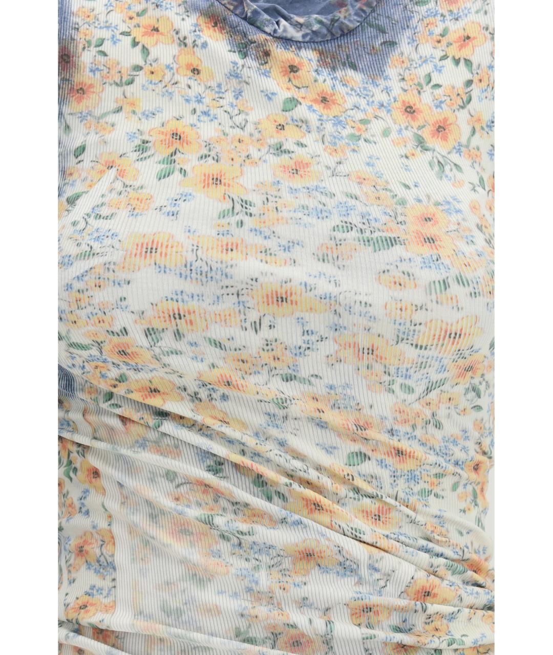 DIESEL Мульти хлопковое повседневное платье, фото 3