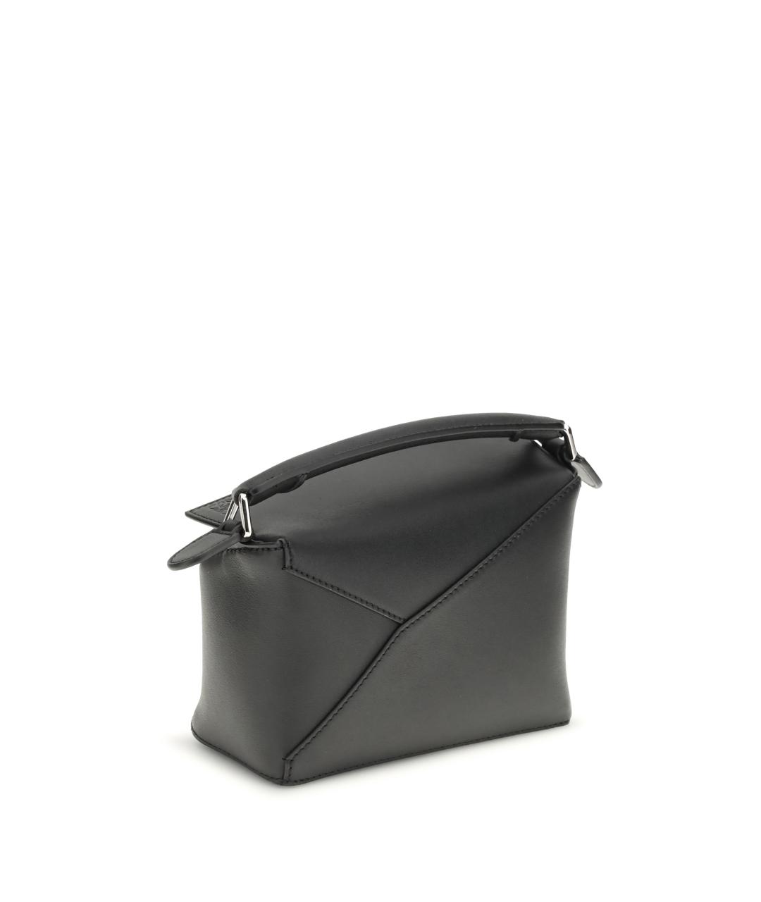 LOEWE Черная кожаная сумка через плечо, фото 3