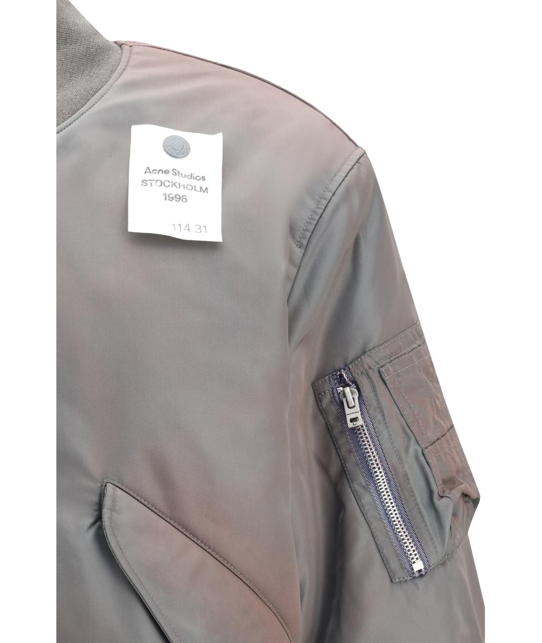 ACNE STUDIOS Серая полиамидовая куртка, фото 3