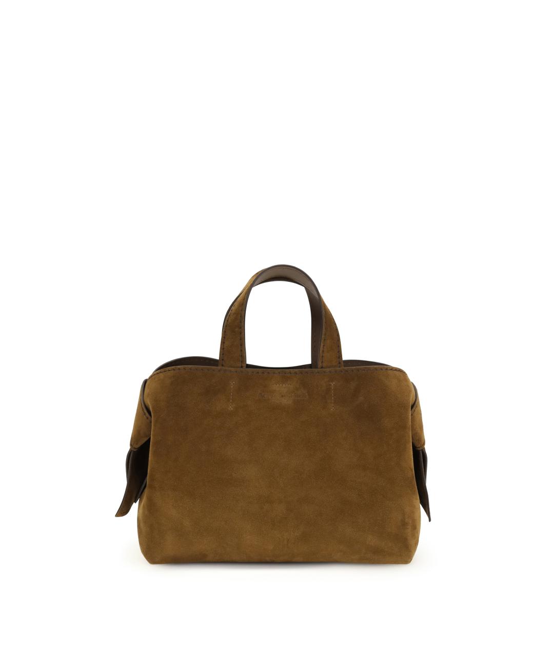 ACNE STUDIOS Коричневая замшевая сумка тоут, фото 1