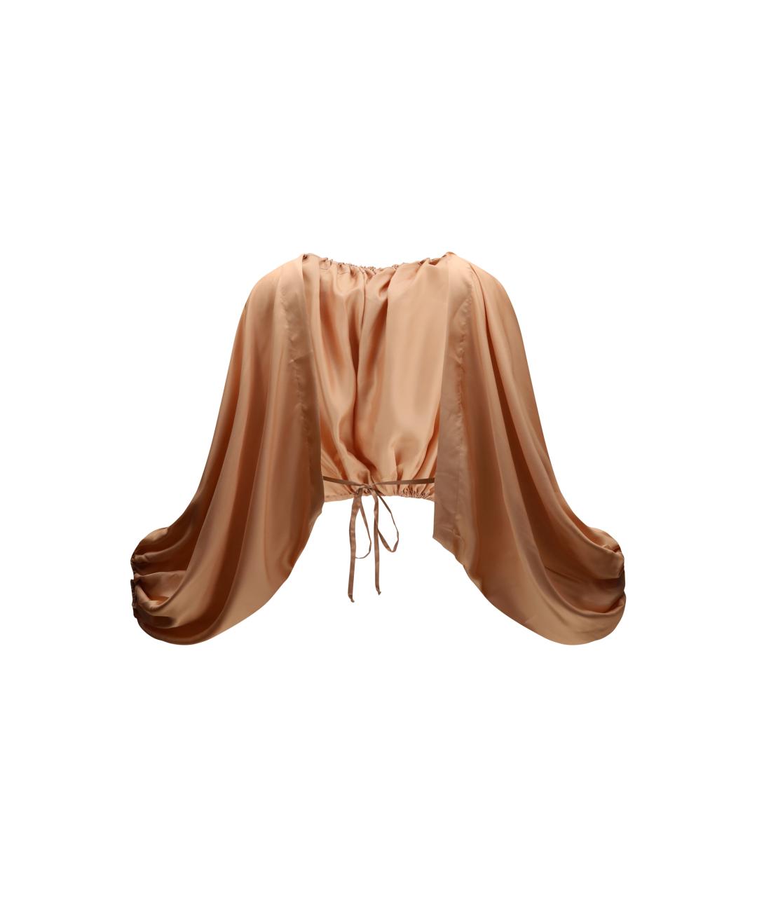 DI STAVNITSER Розовая шелковая блузы, фото 2