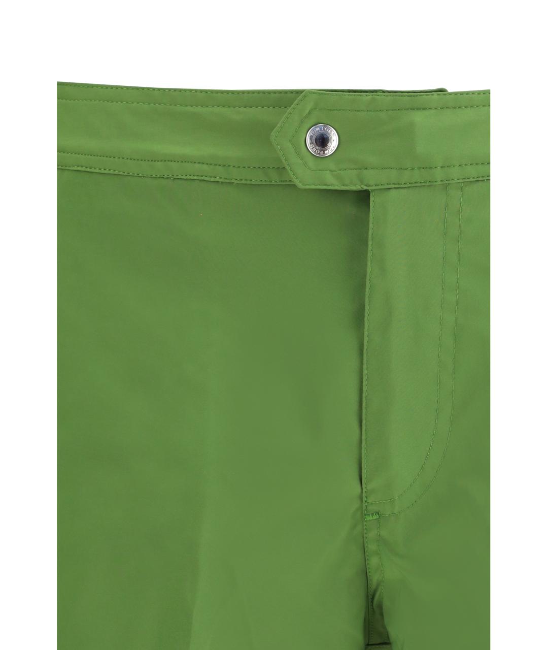 TOM FORD Зеленые полиэстеровые плавки, фото 3