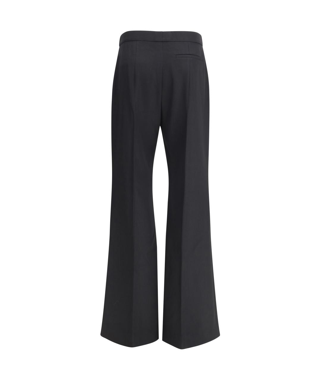 GIVENCHY Черные шерстяные прямые брюки, фото 2