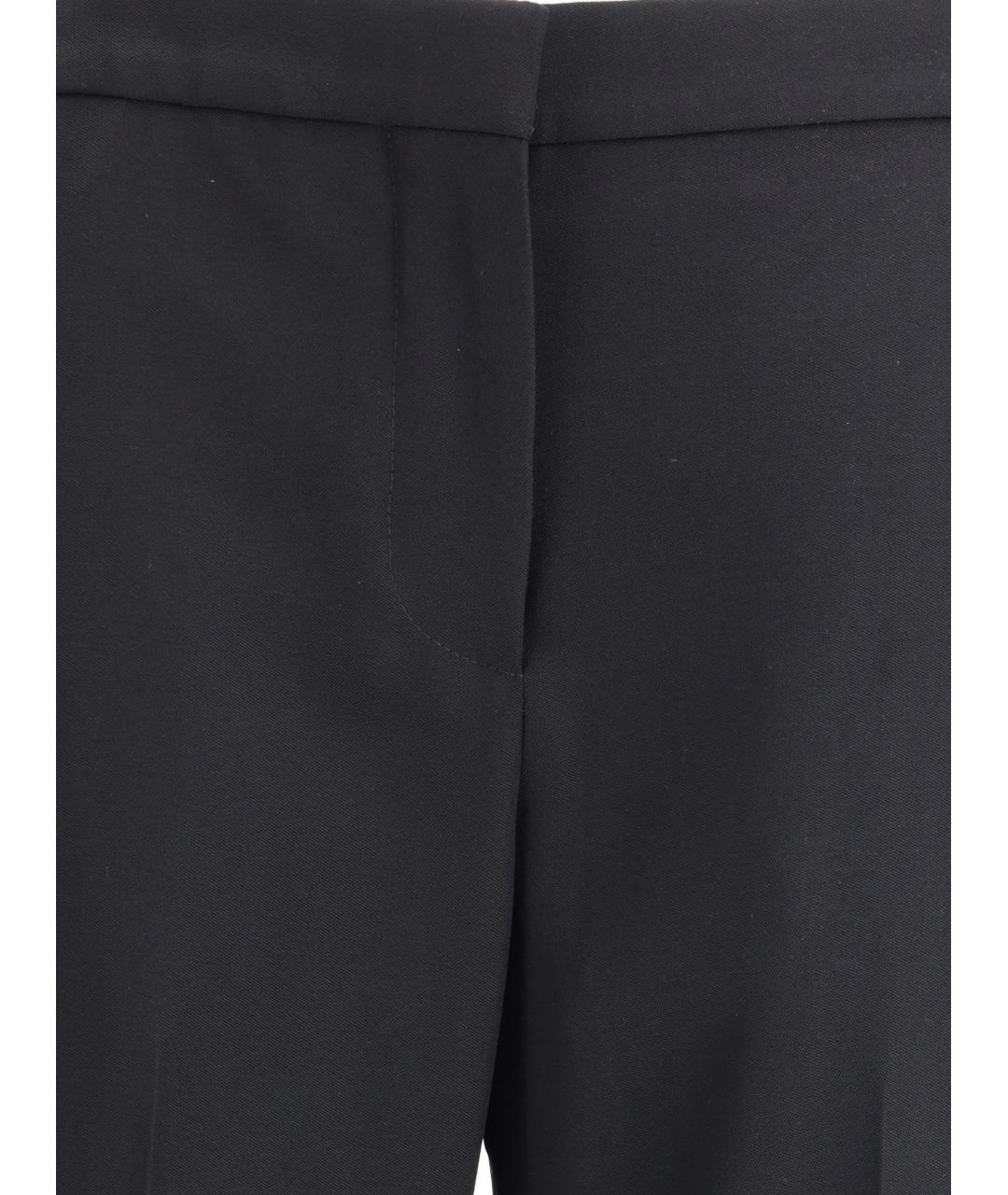 GIVENCHY Черные шерстяные прямые брюки, фото 3