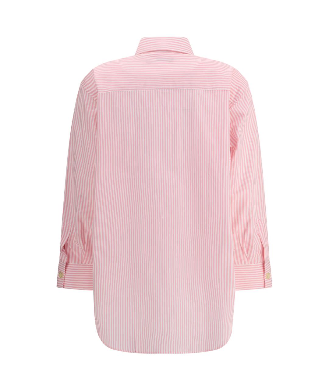 DEPERLU Розовая хлопковая рубашка, фото 2