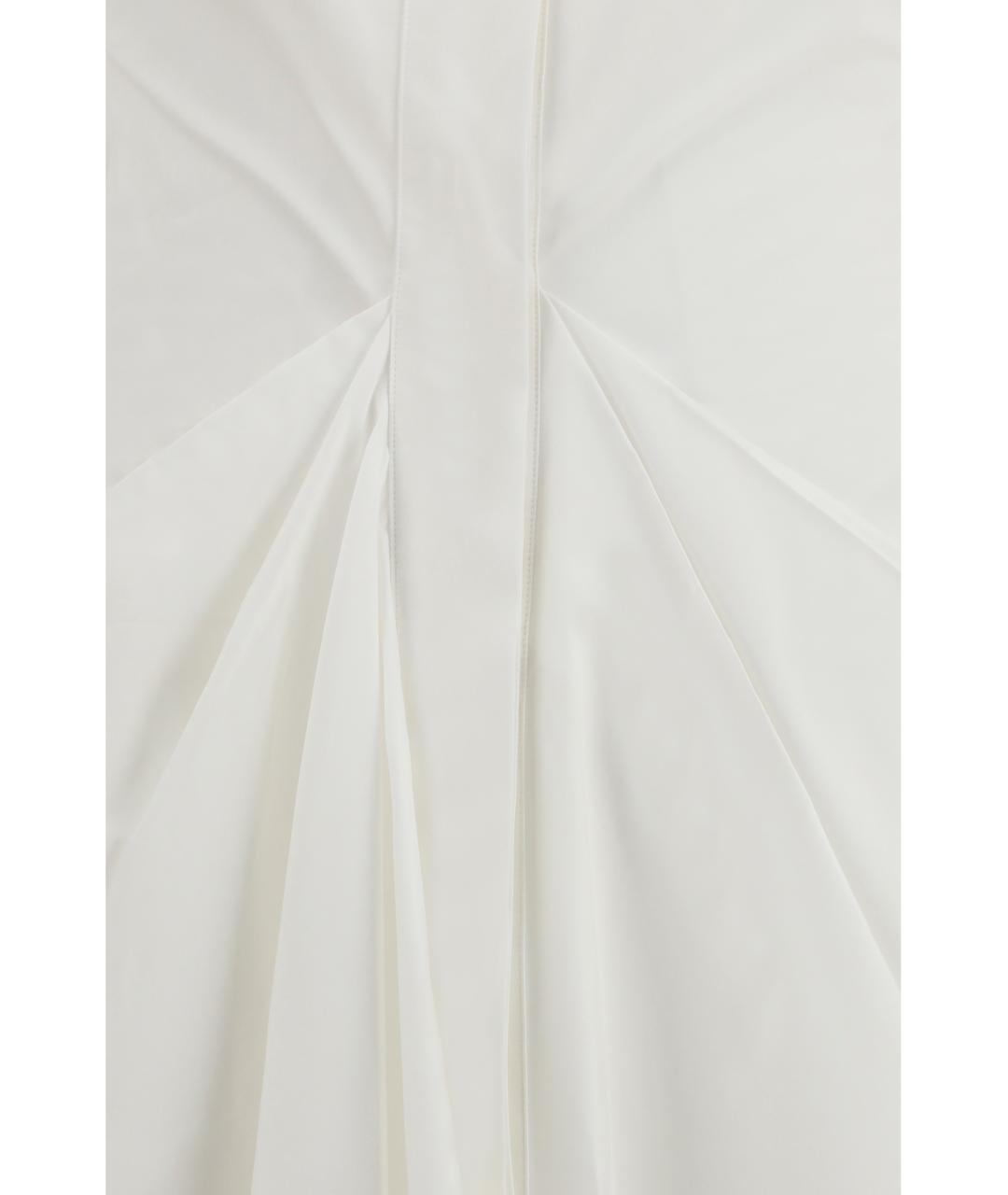 GIVENCHY Белое хлопковое повседневное платье, фото 3