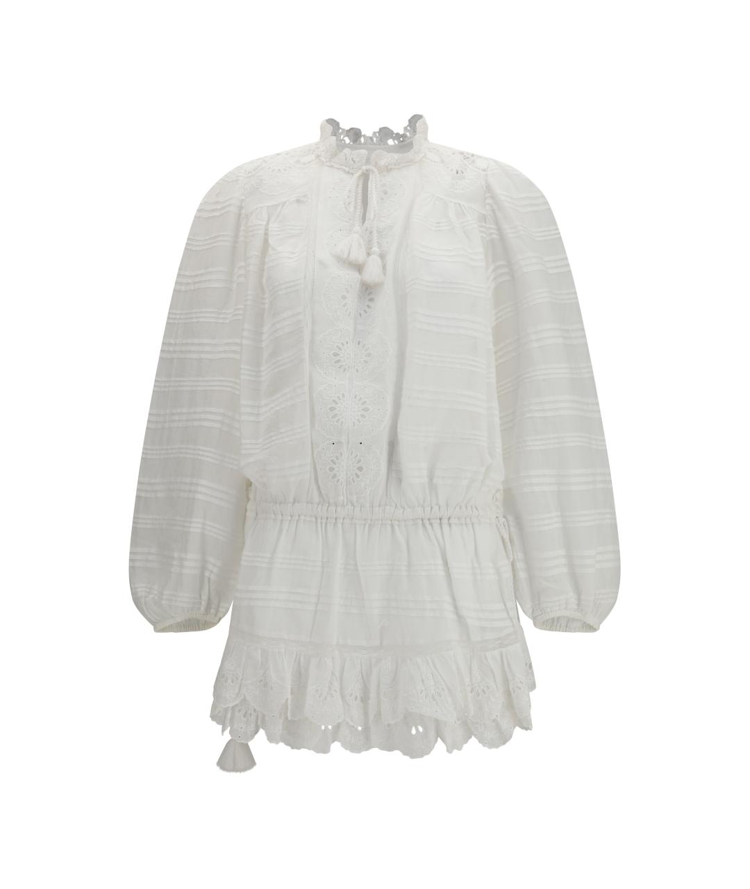 ISABEL MARANT ETOILE Белое хлопковое повседневное платье, фото 1